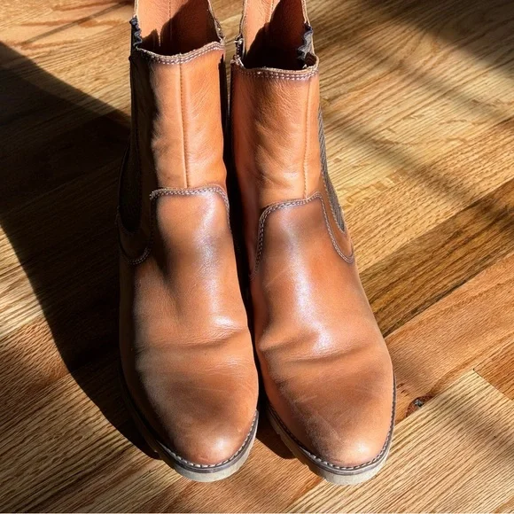 PIKOLINOS Brown Ankle Boots with Side Zipper and Chunky Heel - Picture 9 of 13